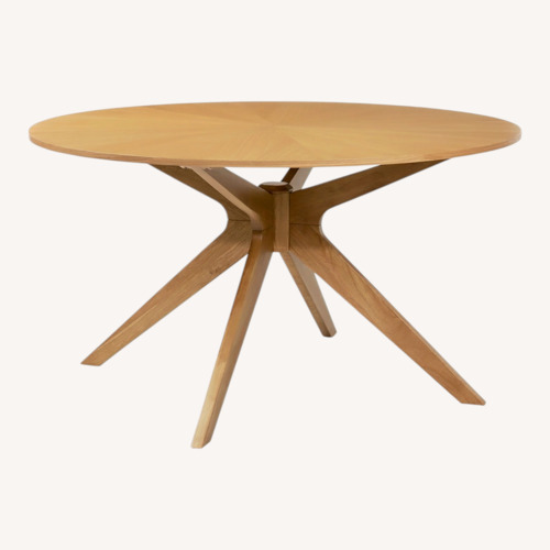 Used Article Conan Natural Wood Dining Table for sale on AptDeco