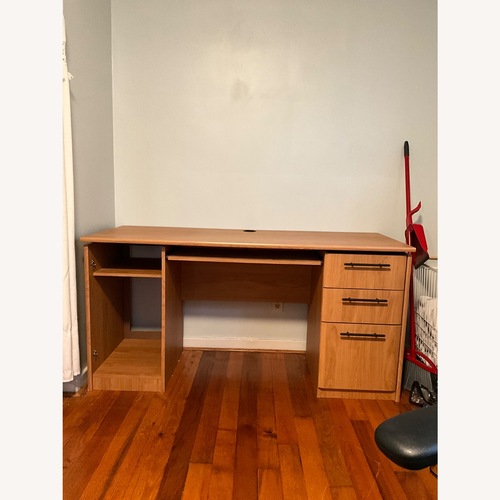 Used Natural Simple Desk for sale on AptDeco