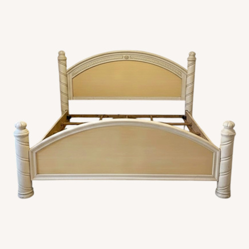 Used Natural King Bed for sale on AptDeco