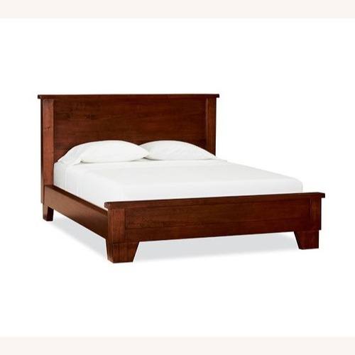 Used Pottery Barn Sumatra Queen Platform Bed for sale on AptDeco