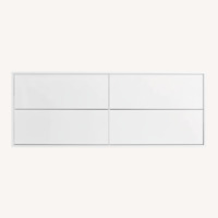 CB2 Gallery White Wood Dresser