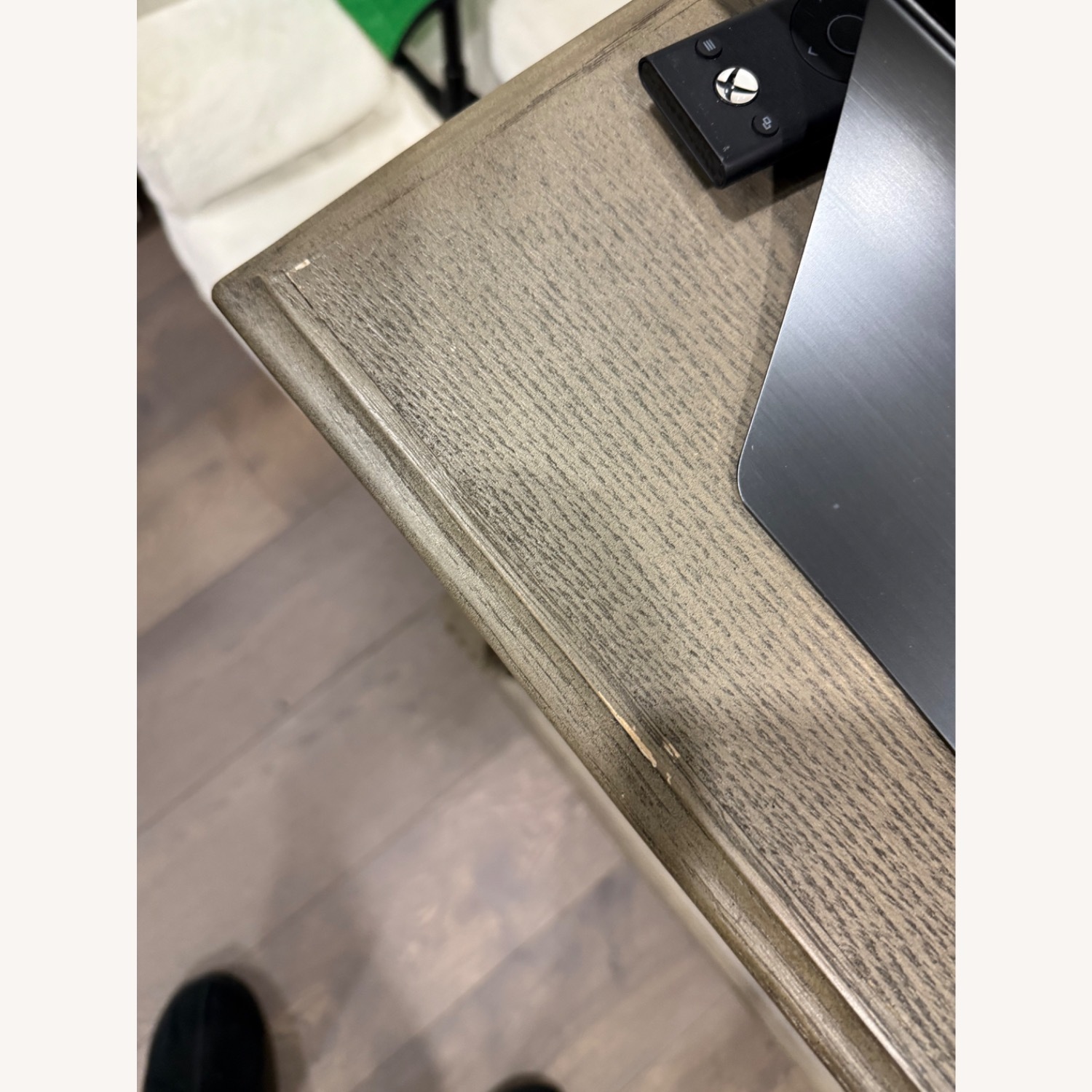 Restoration Hardware St. James Light Gray Wood Sideboard - image-3