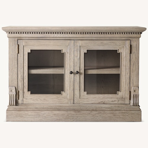 Used Restoration Hardware St. James Light Gray Wood Sideboard for sale on AptDeco
