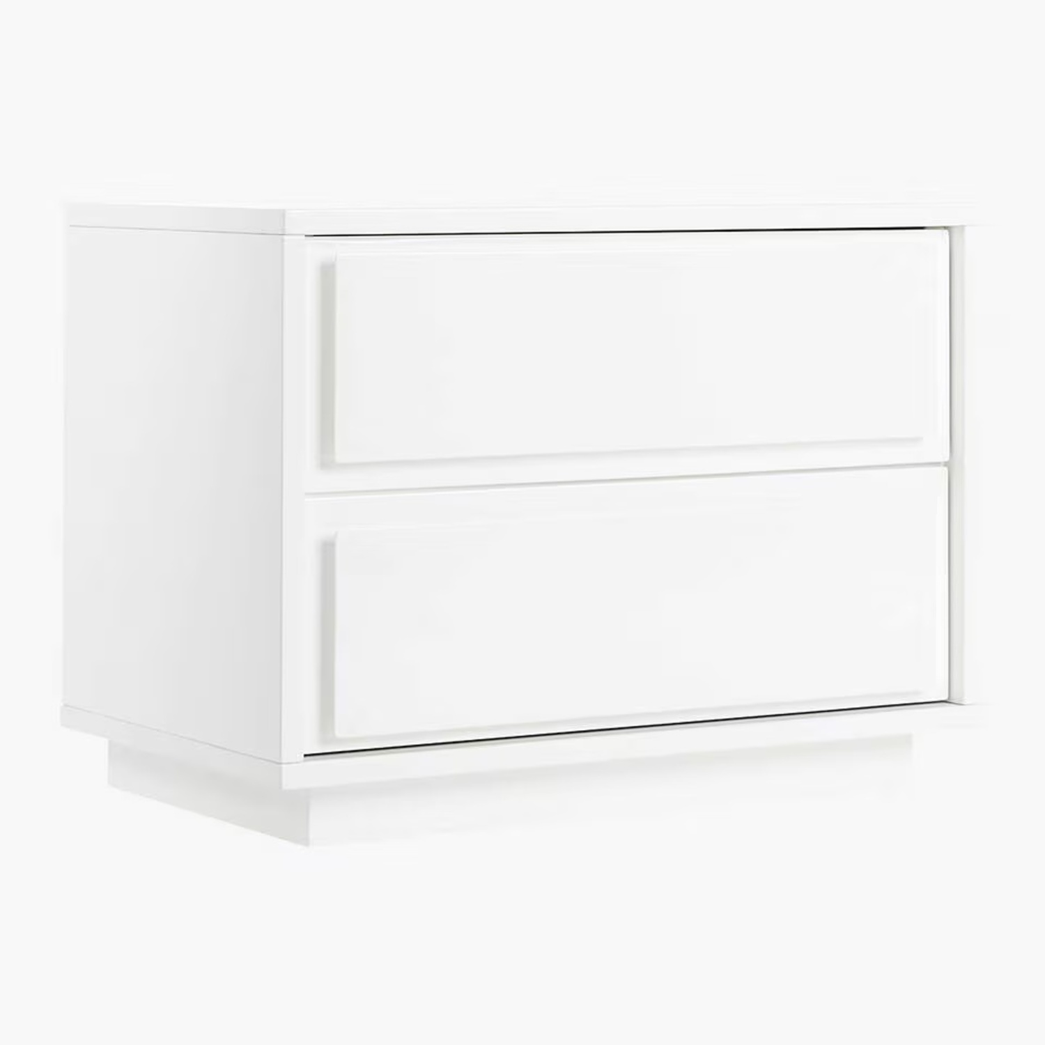 CB2 Gallery White High Gloss Nightstands Set - image-6