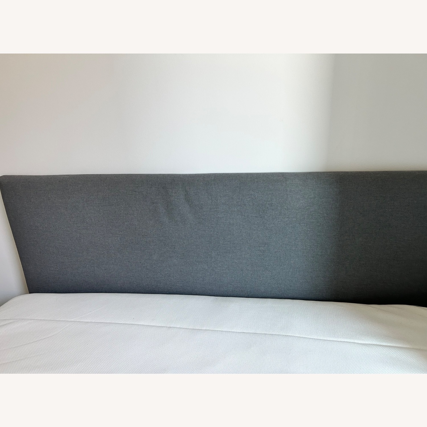 IKEA Light Gray Fabric Full Bed - image-4