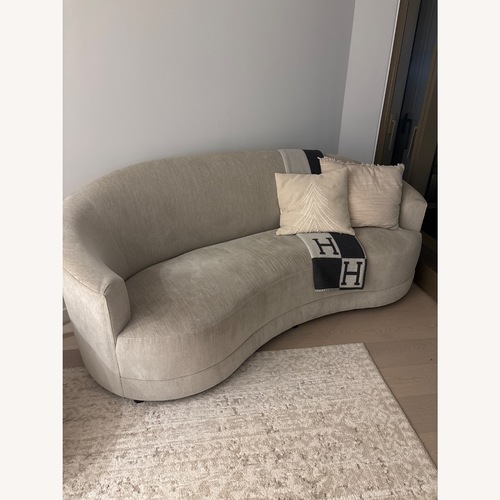 Used Crate & Barrel Infiniti 88" Curve Back Sofa  for sale on AptDeco