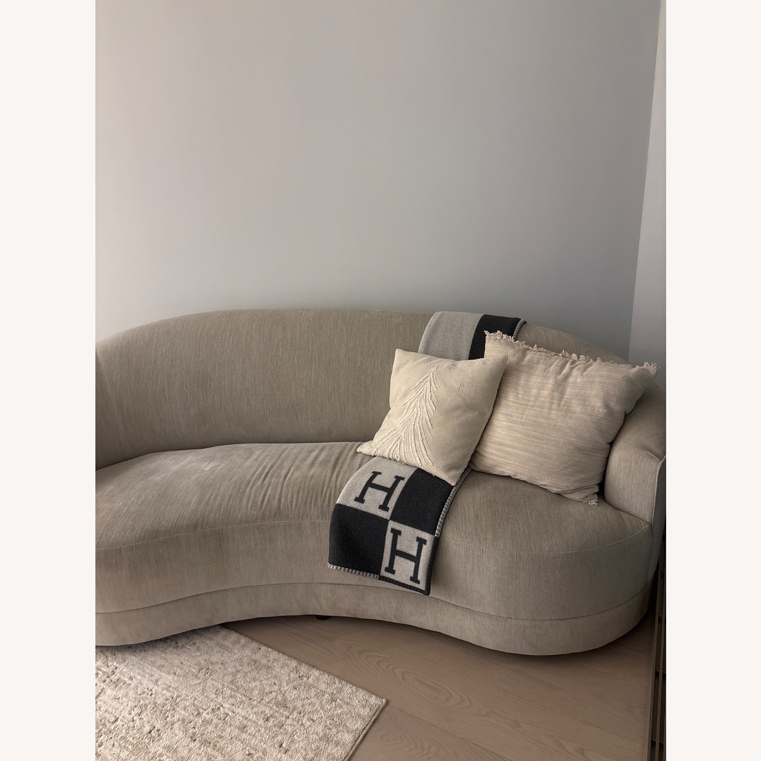 Crate & Barrel Infiniti 88" Curve Back Sofa  - image-2