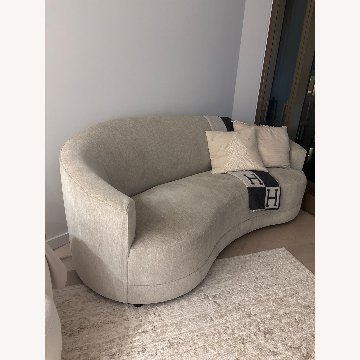 Crate & Barrel Infiniti 88" Curve Back Sofa  - image-3