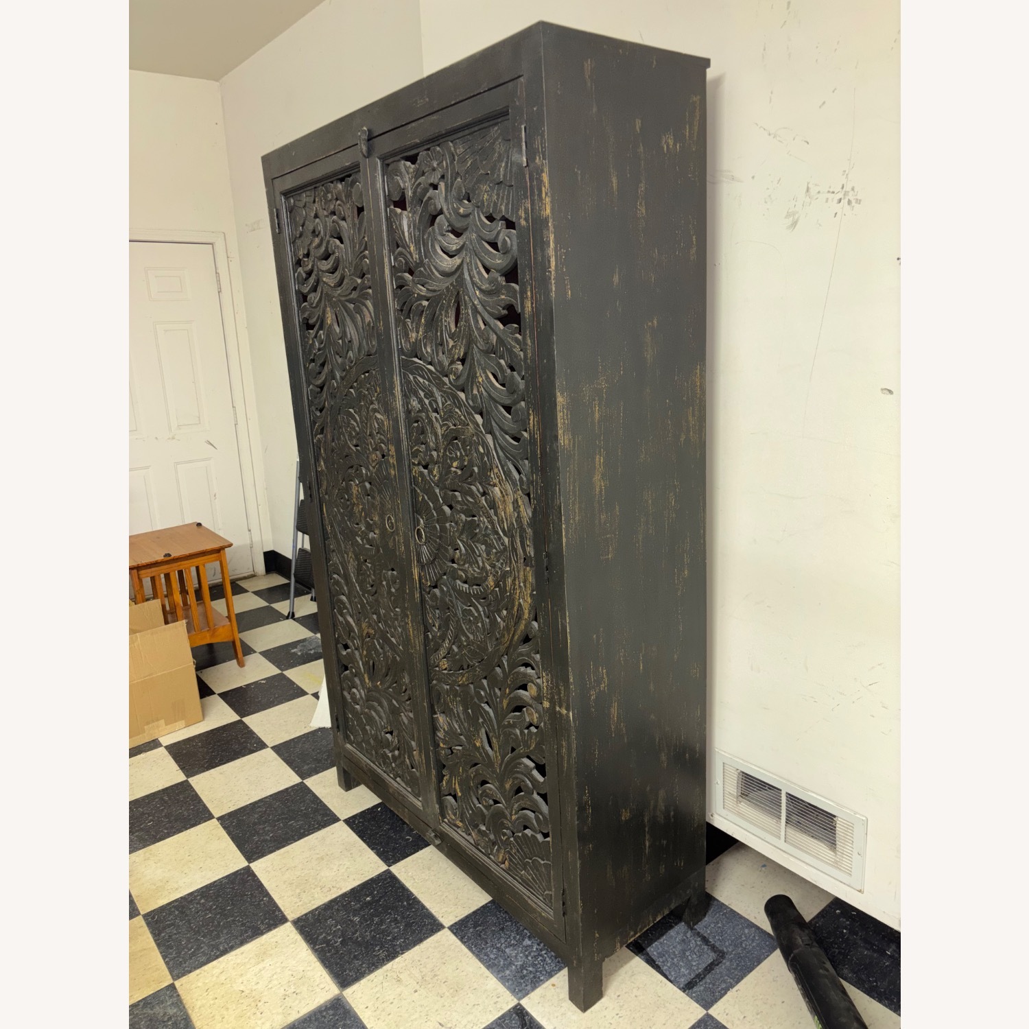 Nadeau Furniture Black Armoire - image-3