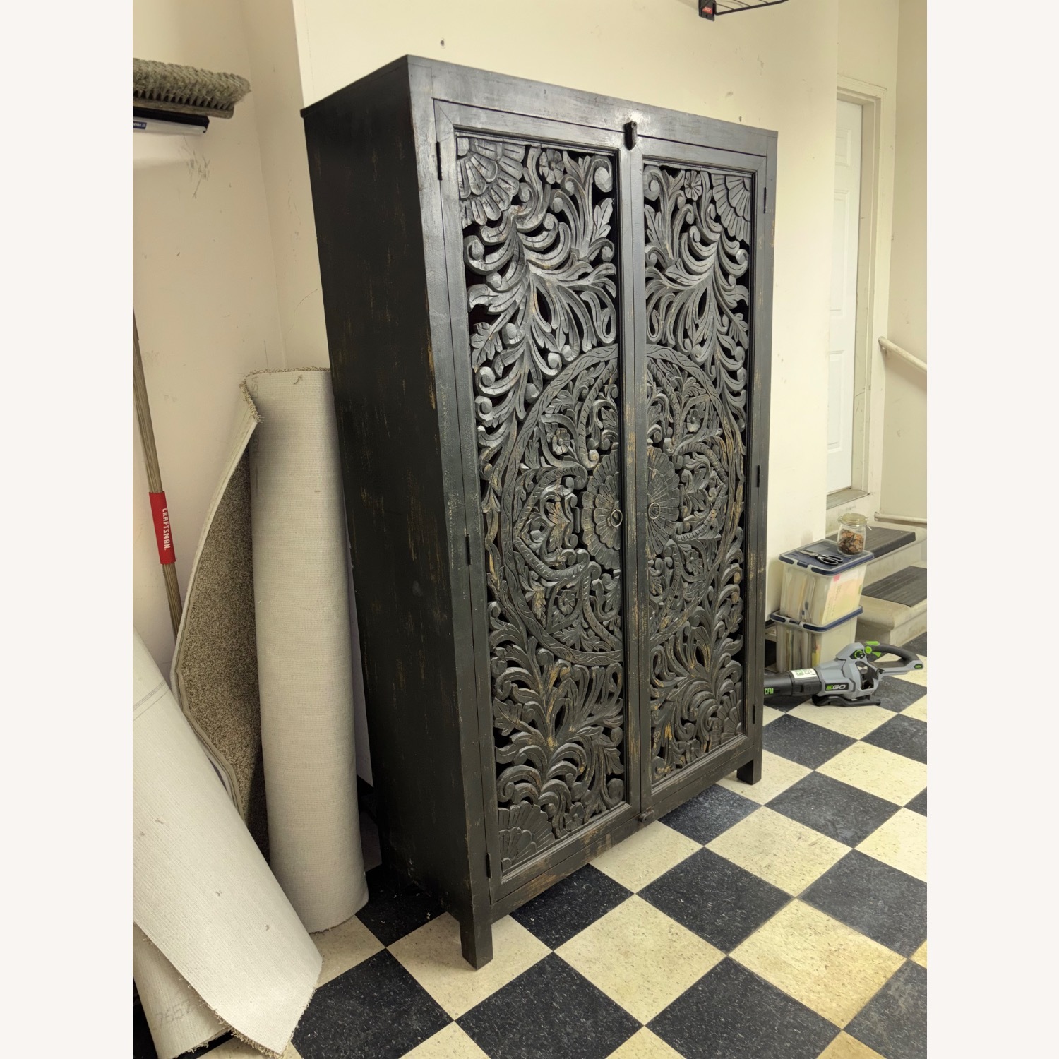 Nadeau Furniture Black Armoire - image-6