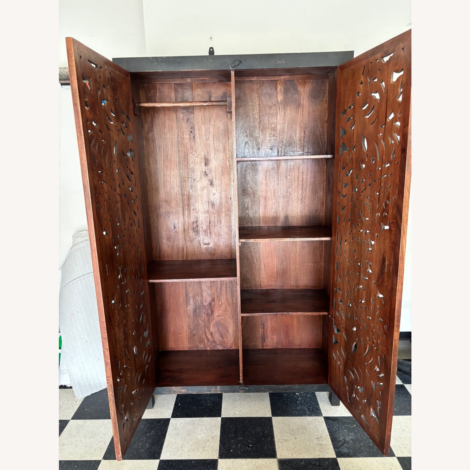Nadeau Furniture Black Armoire - image-7
