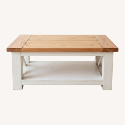 Used Natural Wood Coffee Table for sale on AptDeco