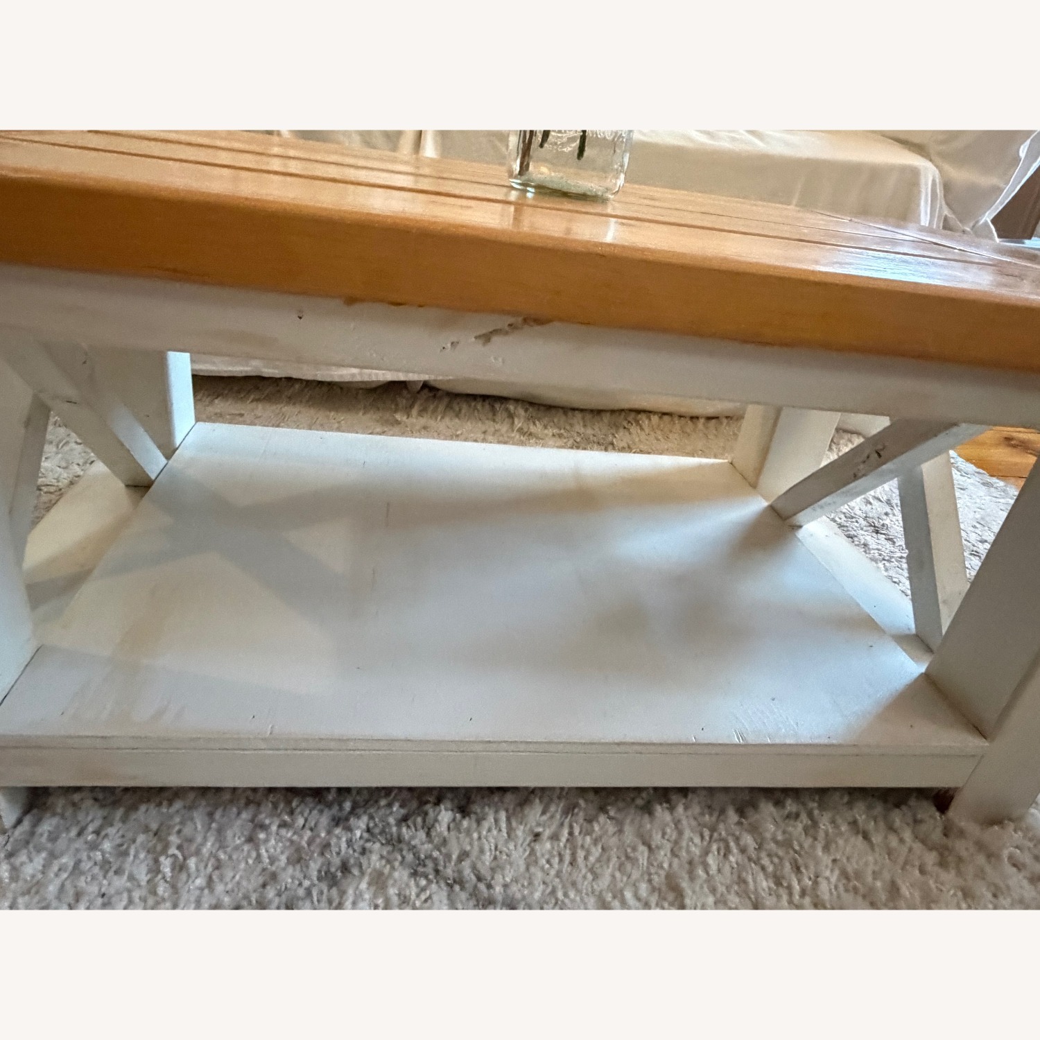Natural Wood Coffee Table - image-3