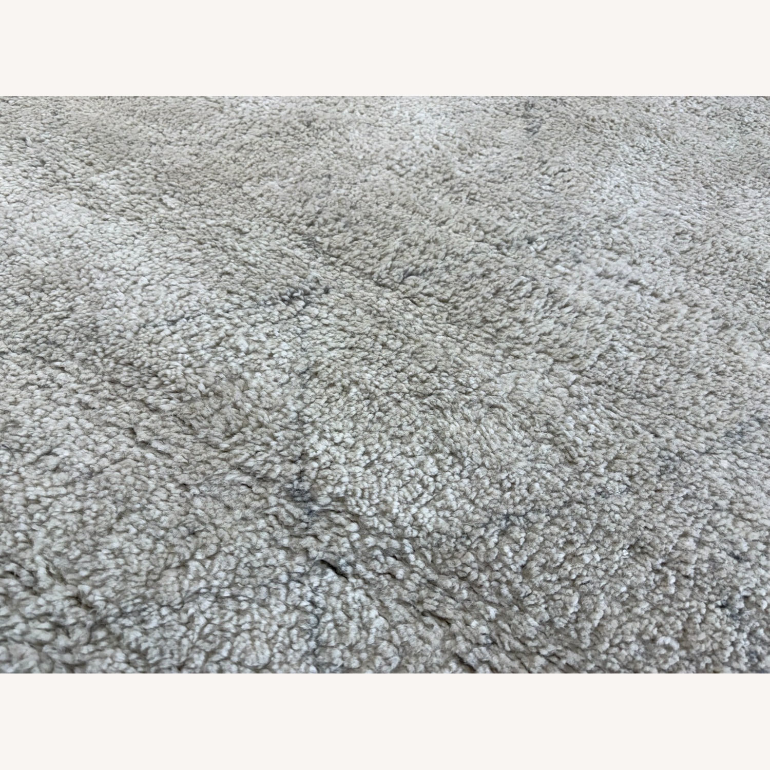 Restoration Hardware Iman Diamond Wool Rug 9x12 Ivory/Silver - image-10