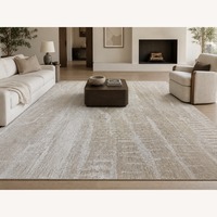 Restoration Hardware Strati Hand-Knotted Wool Rug 10' × 14'