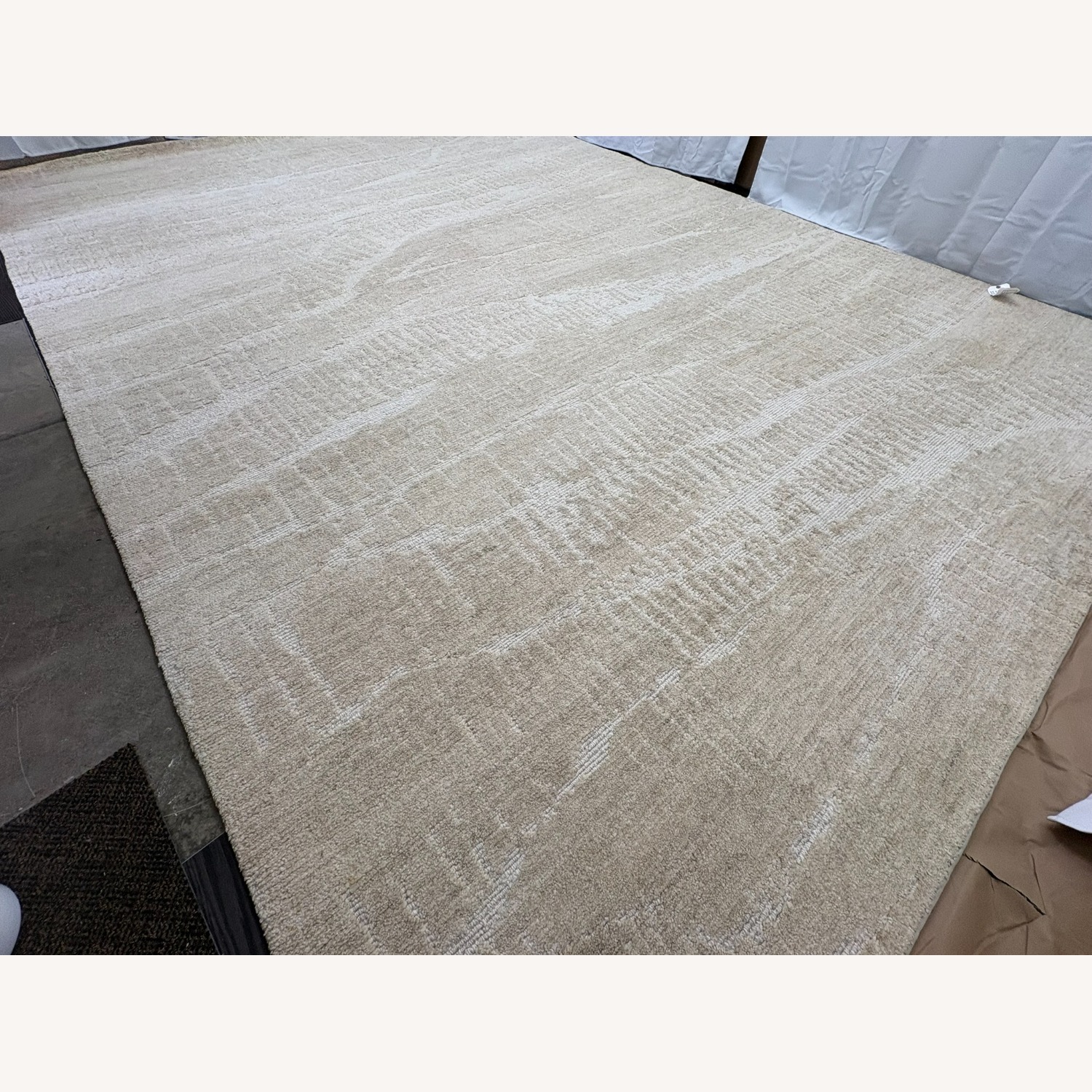 Restoration Hardware Strati Hand-Knotted Wool Rug 10' × 14' - image-5