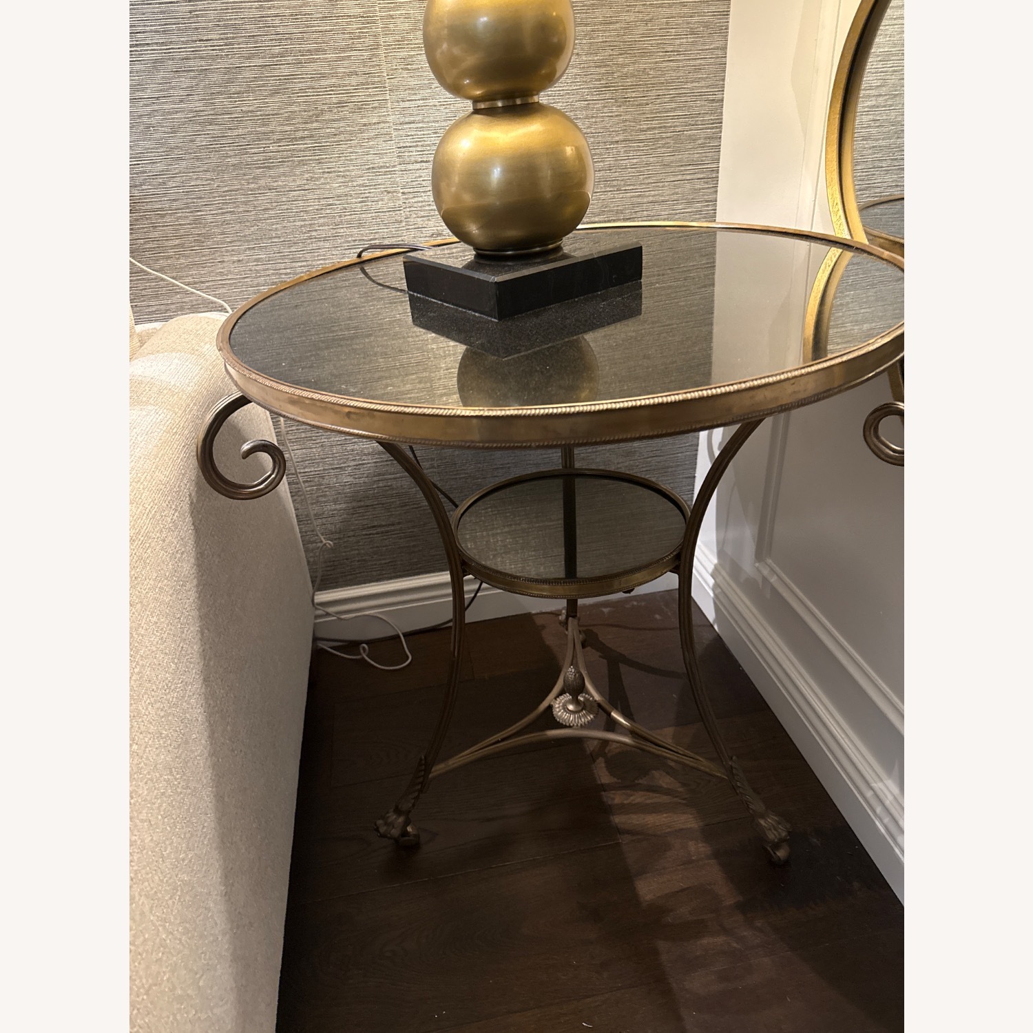 Theodore Alexander Gold Side Table - image-2
