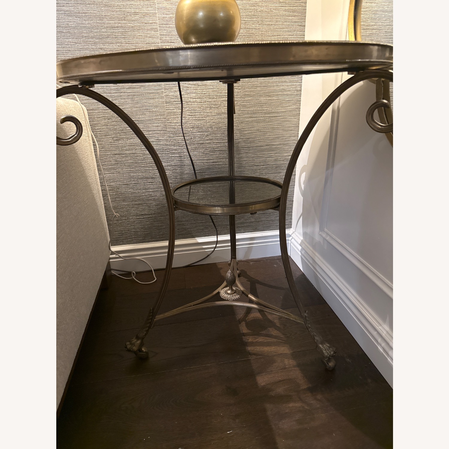Theodore Alexander Gold Side Table - image-5