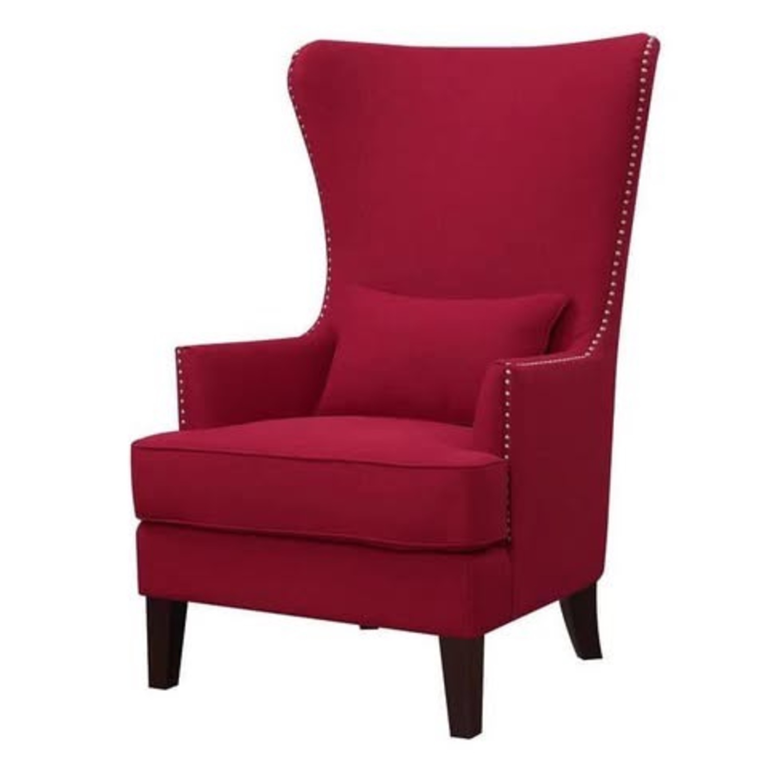 Red Accent Wingback Chairs - image-6