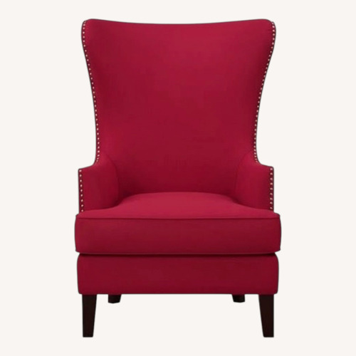 Used Red Accent Wingback Chairs for sale on AptDeco