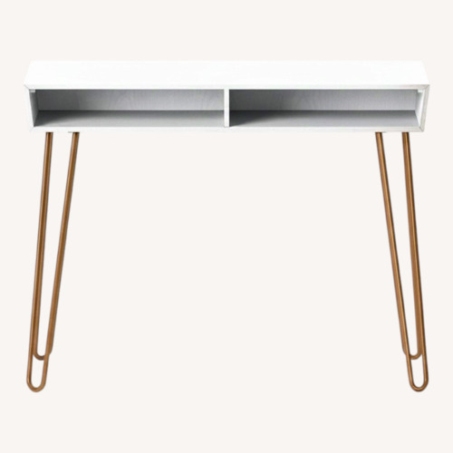 Used Target Treshold White Desk for sale on AptDeco