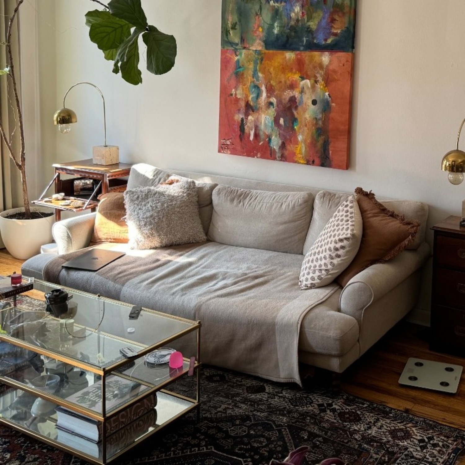 Interior Define Maxwell Fabric Sofa - image-2