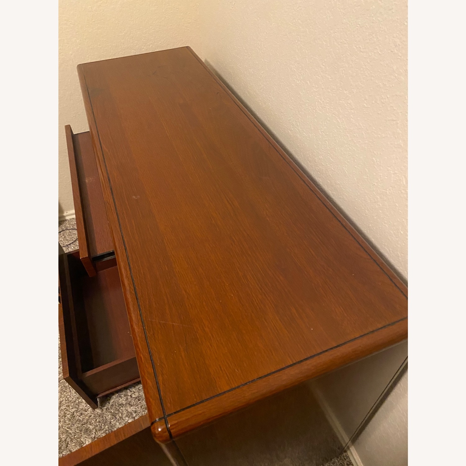 Light Brown Wood Desk - image-15