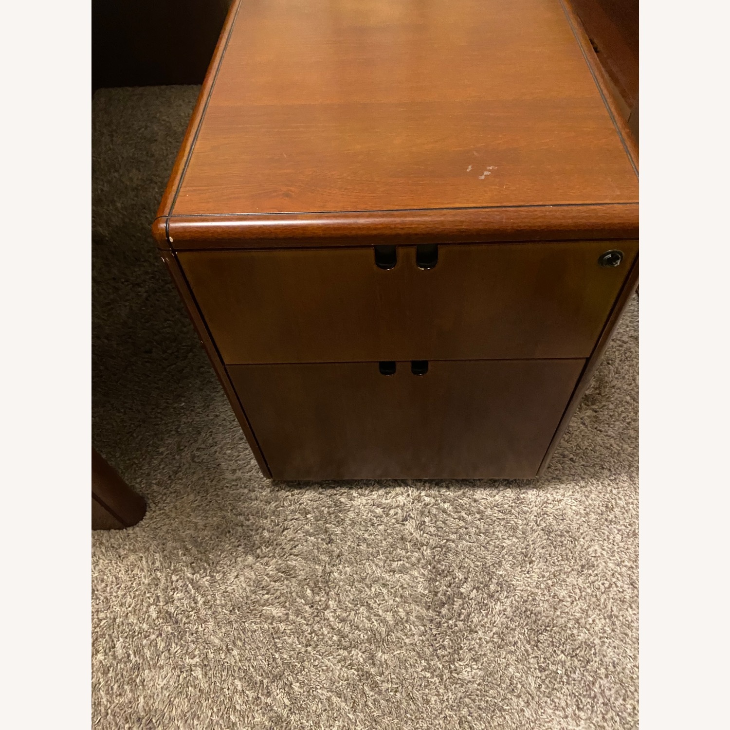 Light Brown Wood Desk - image-10