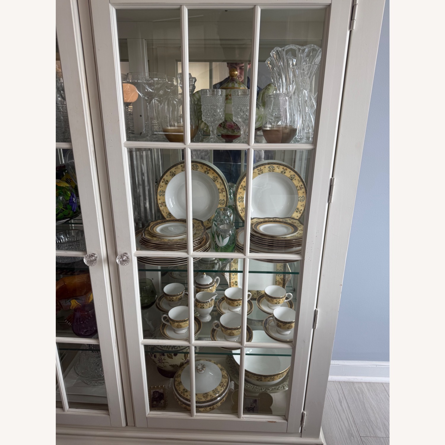 Neiman Marcus Curio White Cabinet - image-3