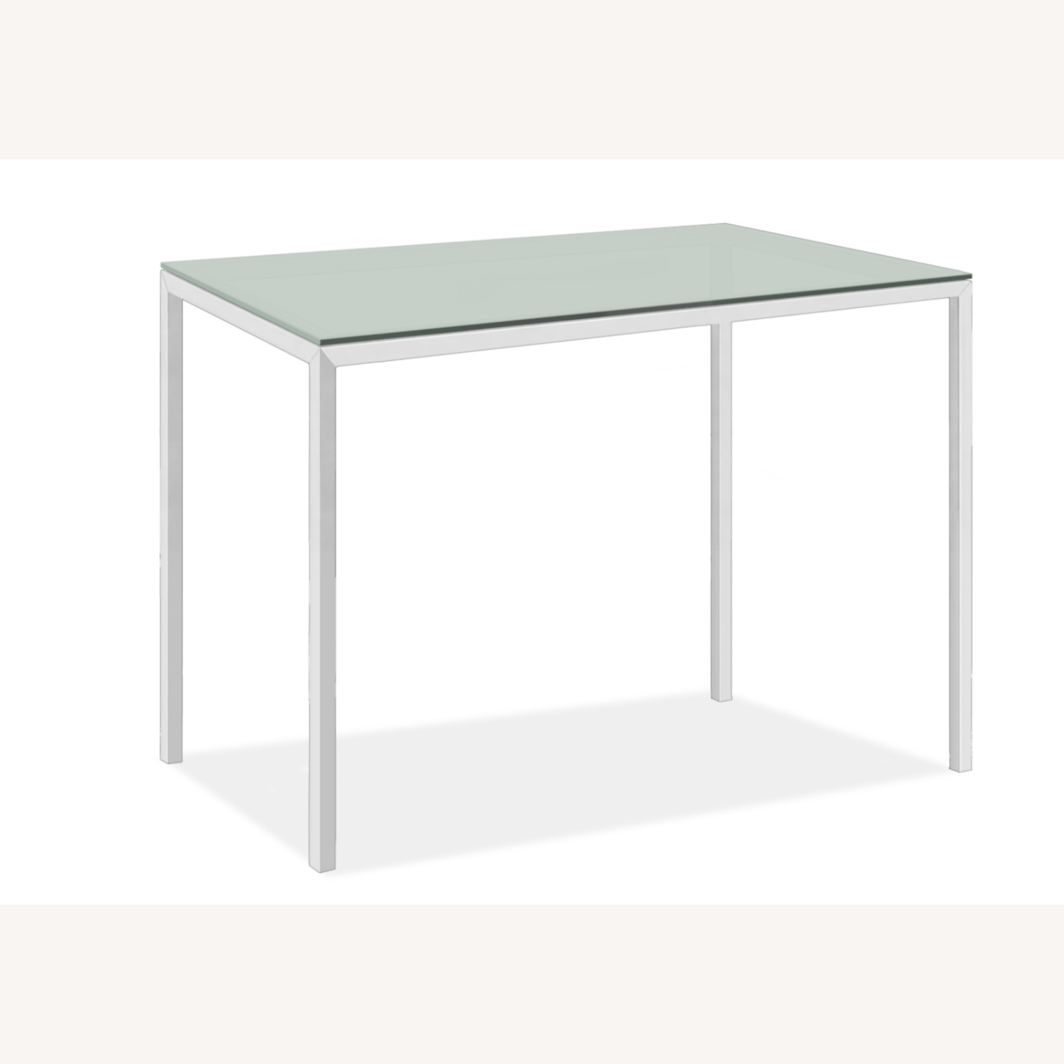 Room & Board Paraons White Glass Dining Table - image-7