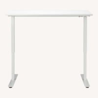 IKEA Trotten White Wood Desk