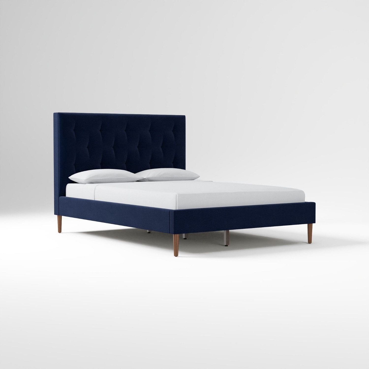 West Elm Emmett King Tufted Bed - image-4