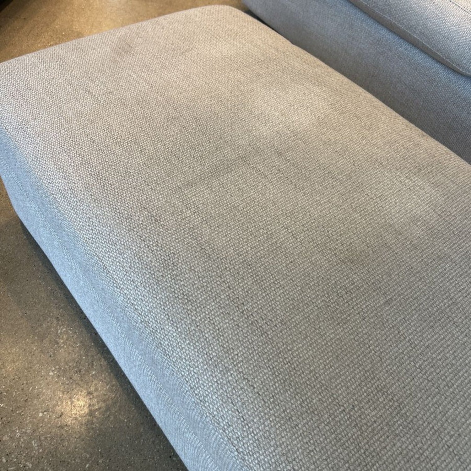 Crate & Barrel Lounge Classic W Ottoman Sofa - image-9