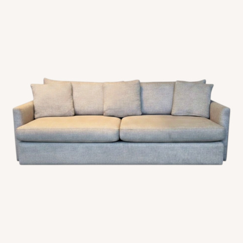 Used Crate & Barrel Lounge Classic W Ottoman Sofa for sale on AptDeco