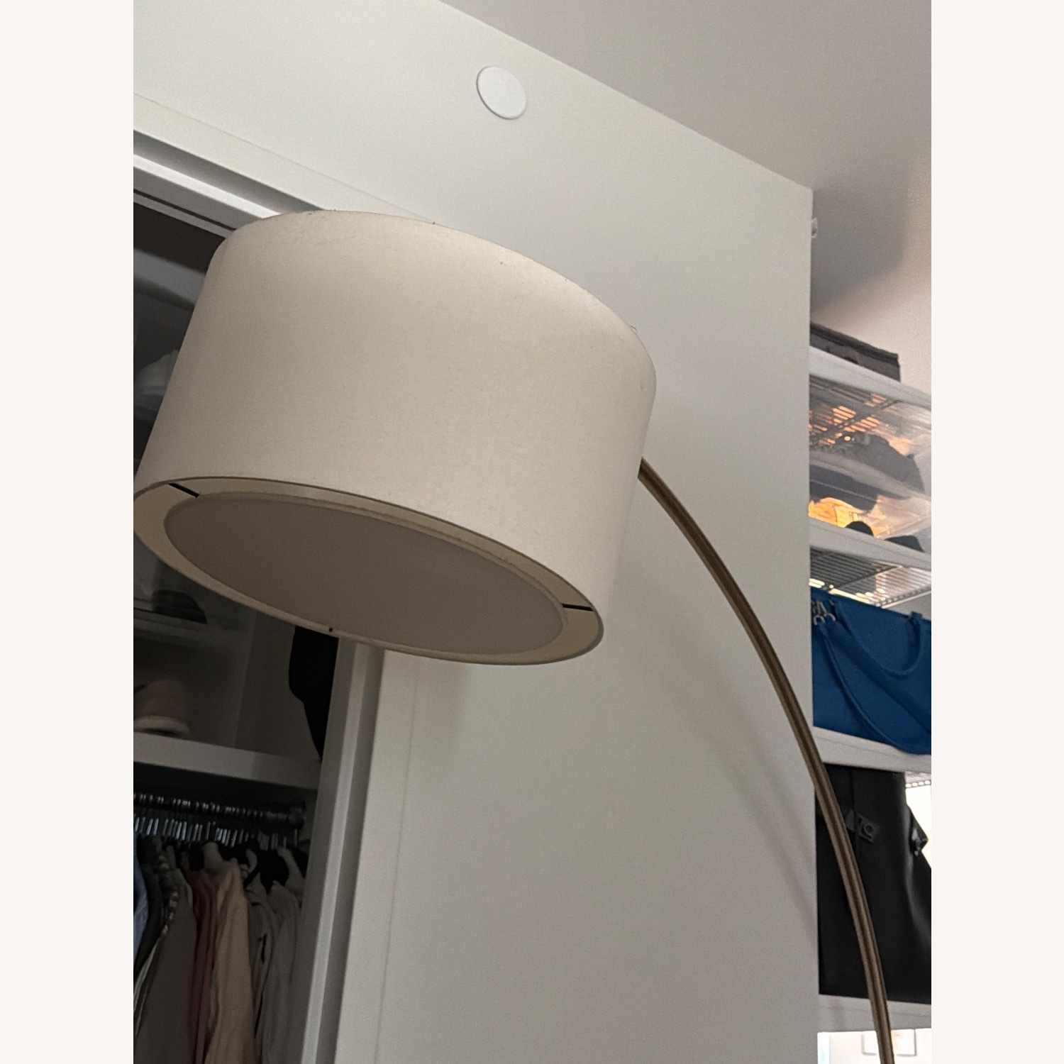 CB2 Big Dipper Arc Brass Floor Lamp - image-1