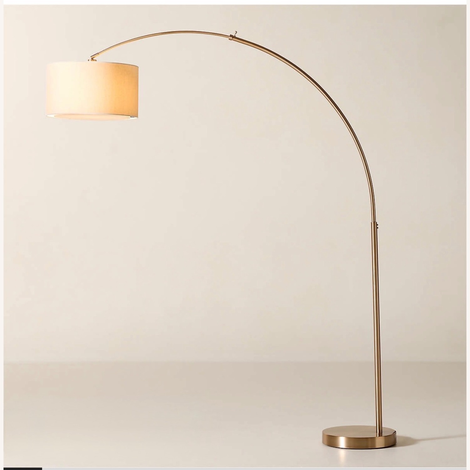 CB2 Big Dipper Arc Brass Floor Lamp - image-3