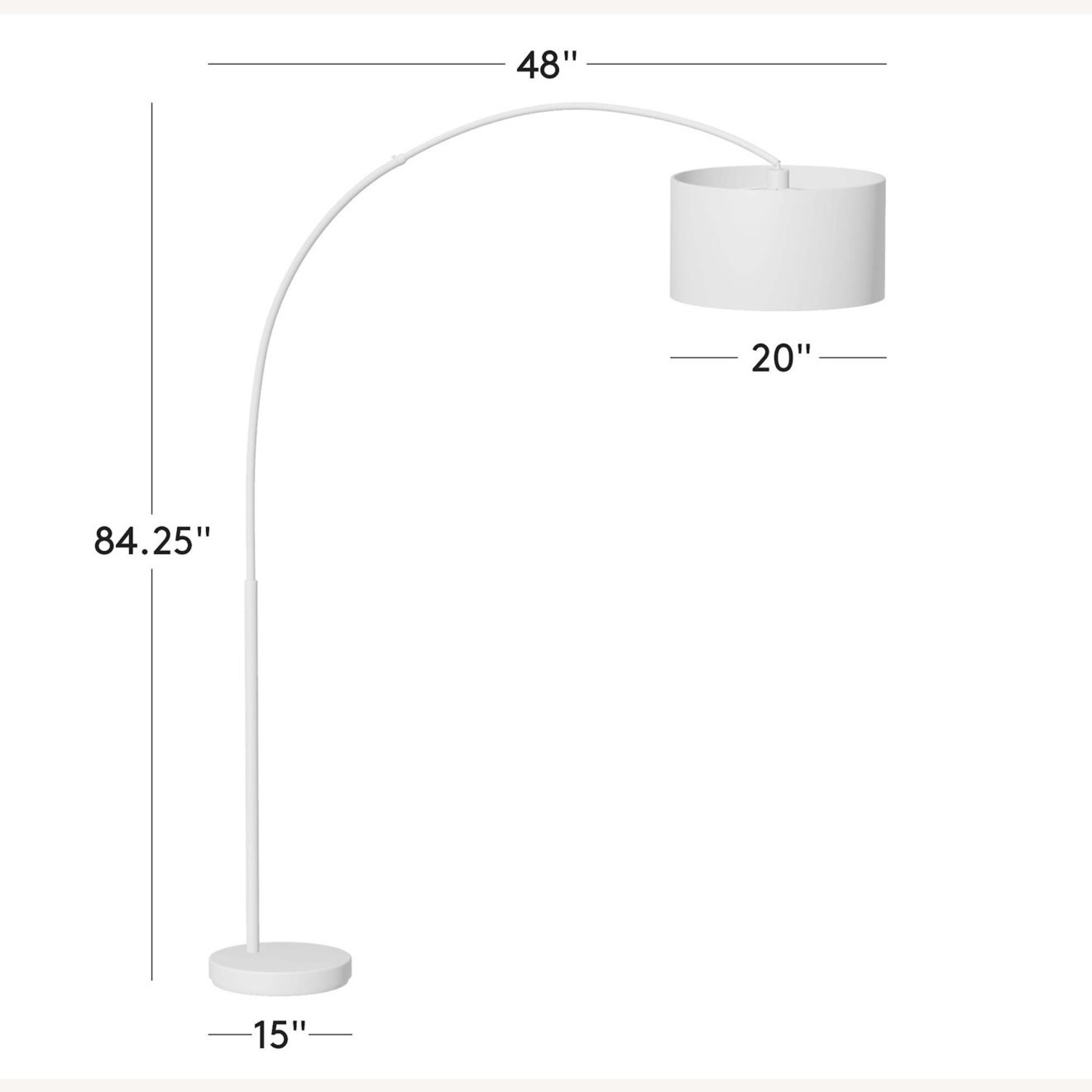CB2 Big Dipper Arc Brass Floor Lamp - image-4