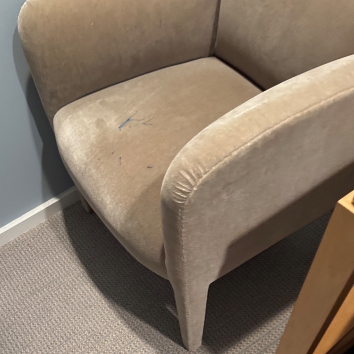 Donghia Velvet Lounge Chair   - image-5