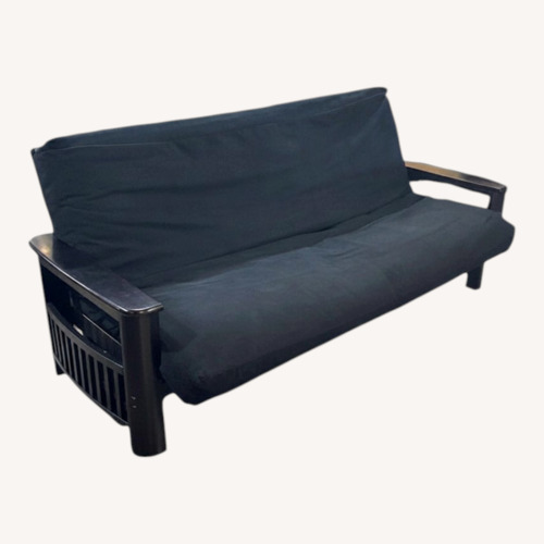 Used Mission Style Dark Wood Futon Furniture for sale on AptDeco