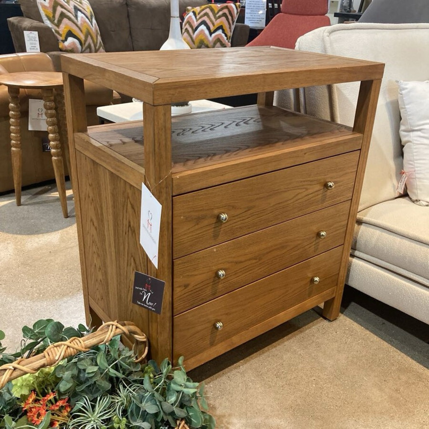 Celine 3-Drawer Nightstand - image-2