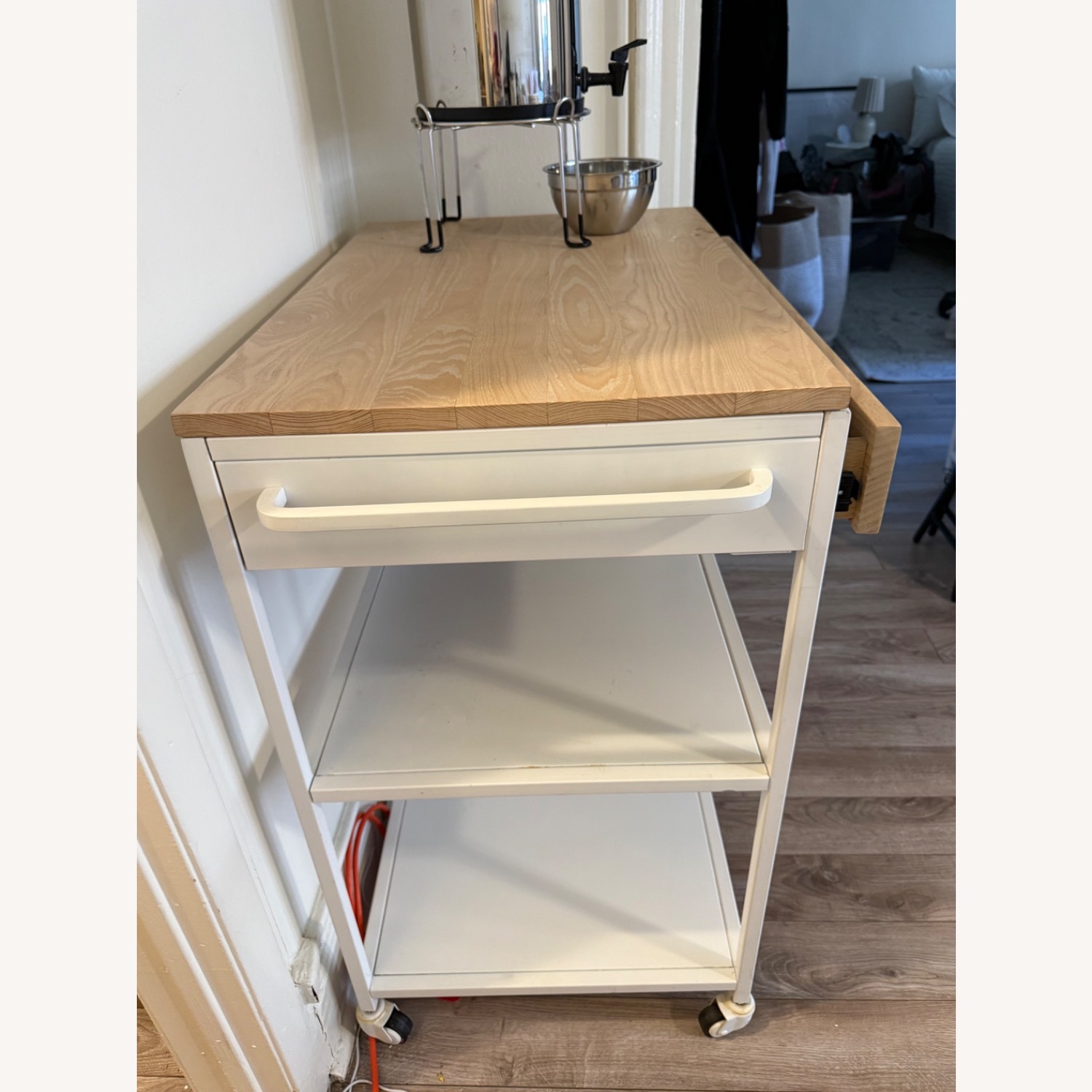 Pottery Barn Hold Everything Kitchen Cart - image-3