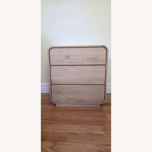 Used Standifurno Natural Curved Nightstand Set of 2 for sale on AptDeco