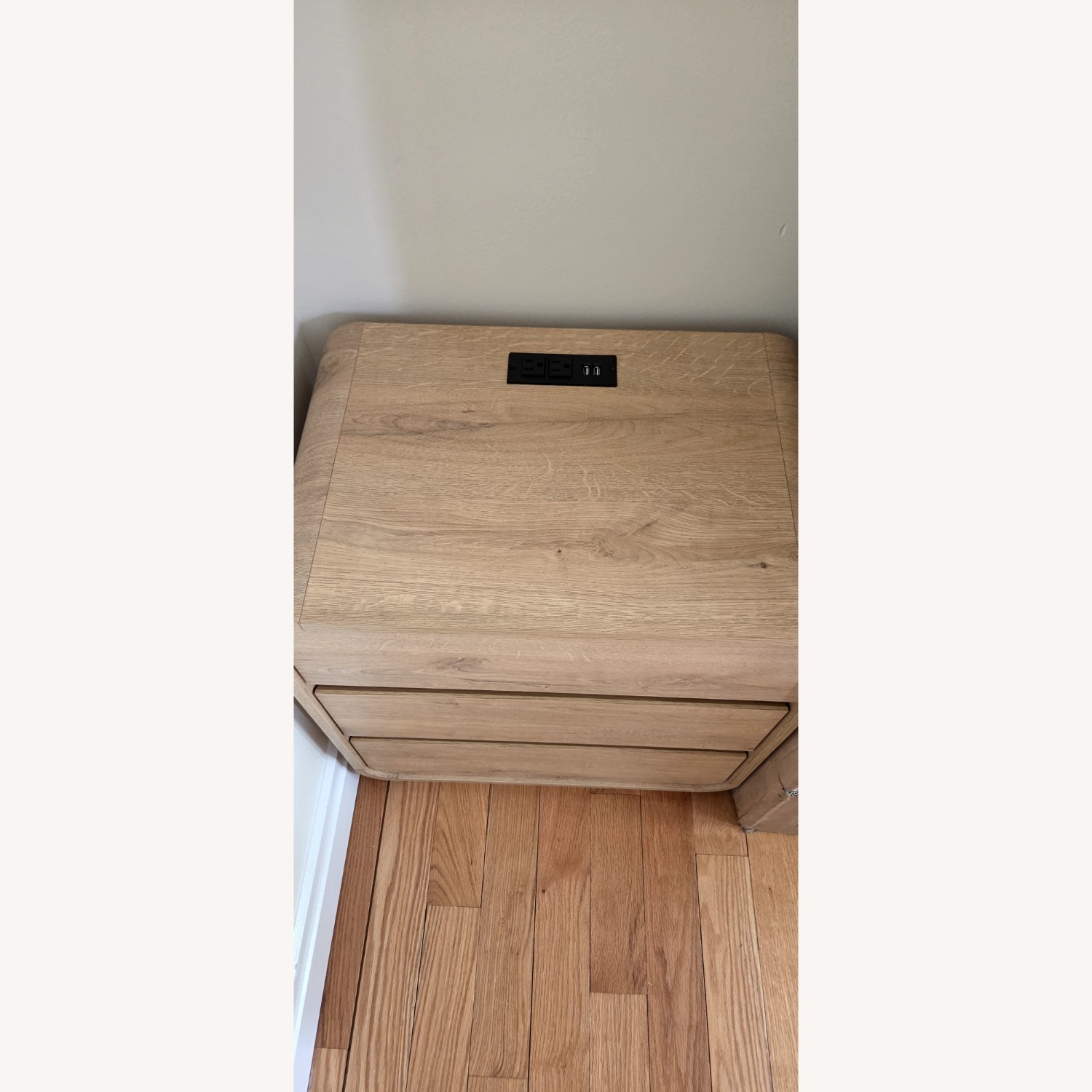 Standifurno Natural Curved Nightstand Set of 2 - image-4