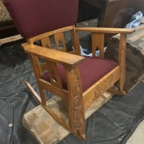 Used Mission Style Rocking Chair for sale on AptDeco