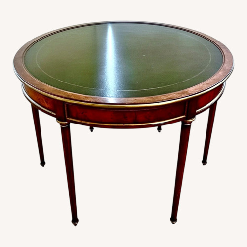 Used Louis Xvi Style Mahogany & Brass FlipTop Table for sale on AptDeco