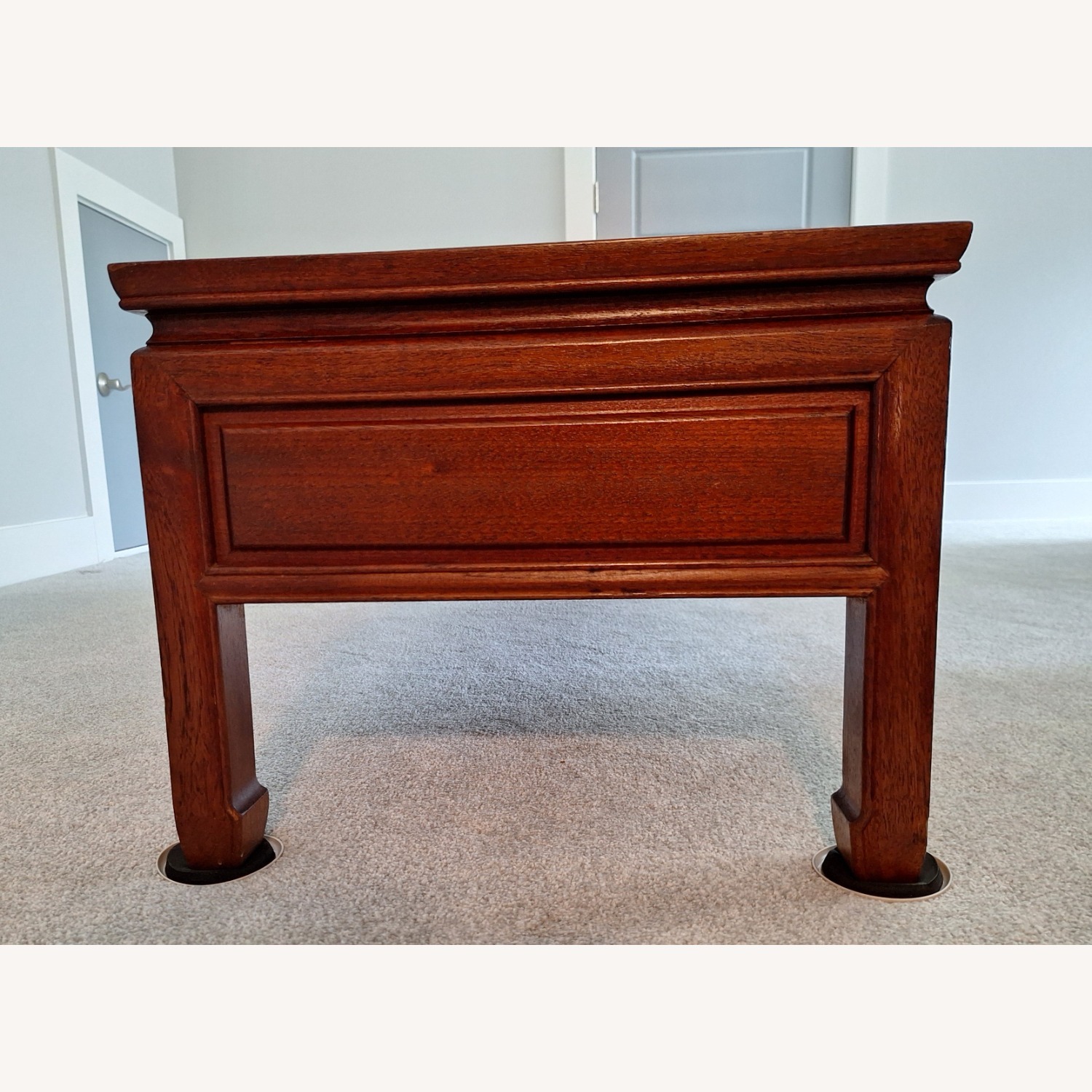 Ming Dynasty Hard Carved Teak Coffee Table - image-2