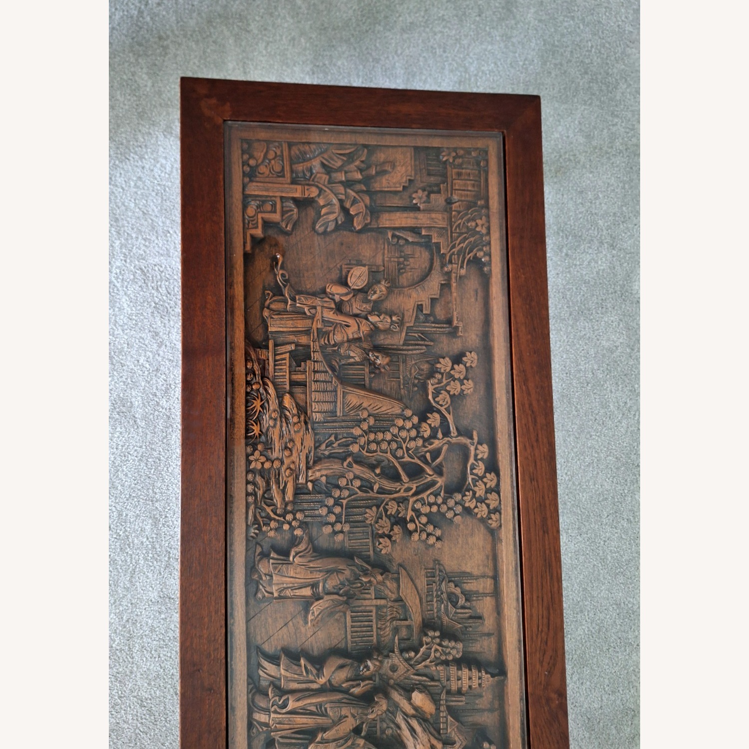 Ming Dynasty Hard Carved Teak Coffee Table - image-5