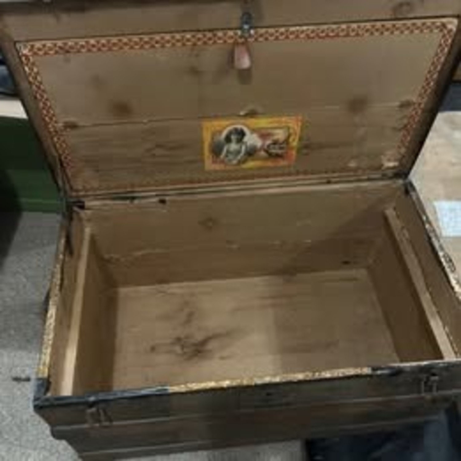 Rustic Wood Chest - image-7