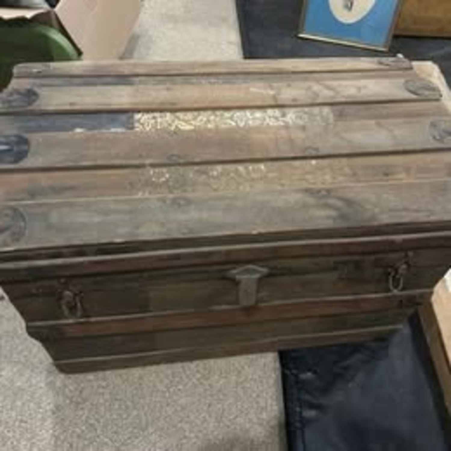 Rustic Wood Chest - image-11