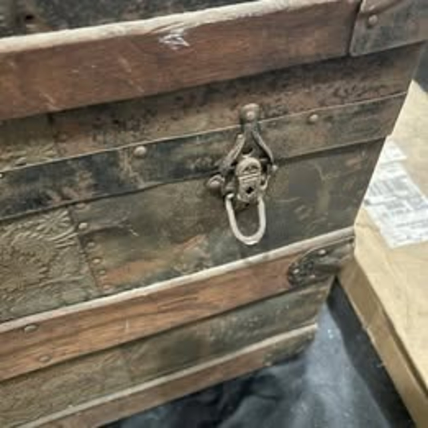 Rustic Wood Chest - image-6